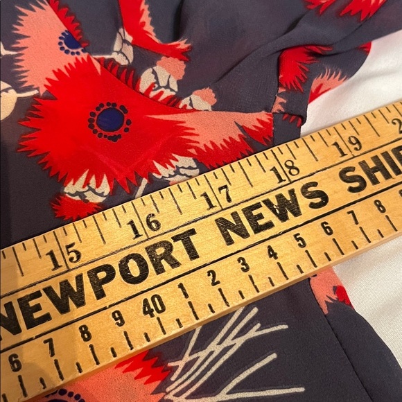 Wayf Dark Blue Floral Blouse - Picture 8 of 8